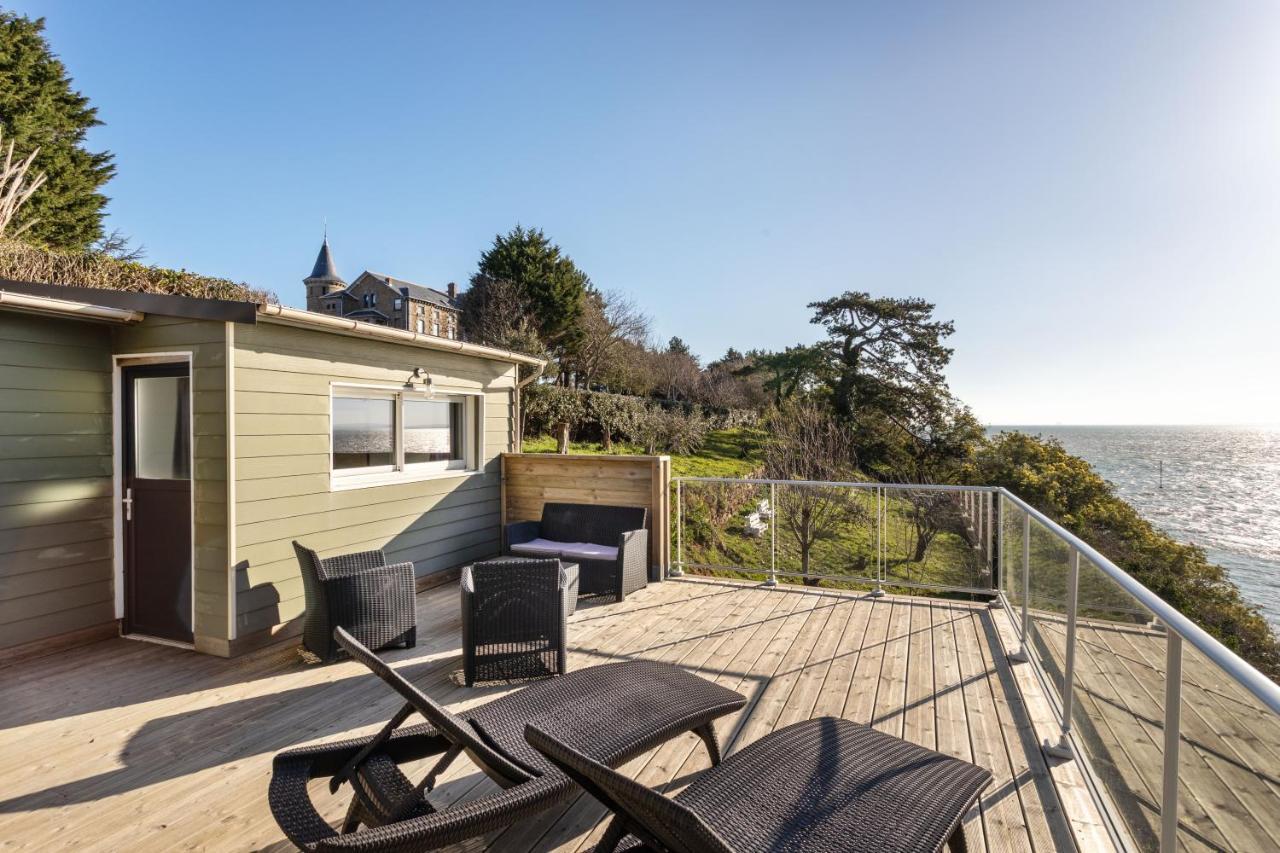 Jardin Sur L'Eau - Appt Vue Mer Cancale Exterior foto